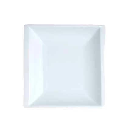 ASSIETTE CARRÉE CREUSE EN PORCELAINE QA00212023 Ariane Hotkitchen materiels cuisine professionnel Maroc Casablanca Rabat Marrakech Agadir