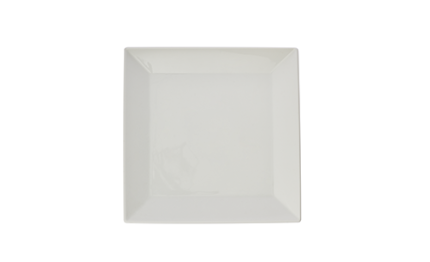 ASSIETTE CARRÉE EN PORCELAINE PATE DE LIMOGE Ref 1