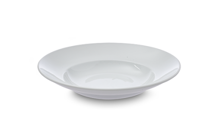 ASSIETTE CREUSE A SPAGHETTI PORCELAINE EN PATE DE LIMOGE PB01 Egyptian German Porcelain Hotkitchen materiels cuisine professionnel Maroc Casablanca Rabat Marrakech Agadir