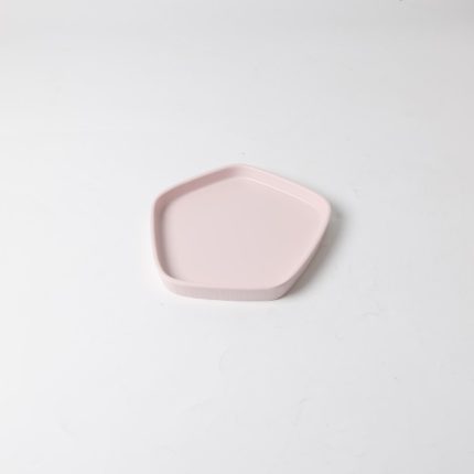 ASSIETTE HEXAGONALE EN MELAMINE ROSE PO202119  Hotkitchen materiels cuisine professionnel Maroc Casablanca Rabat Marrakech Agadir