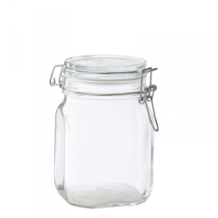 BOCAL EN VERRE AVEC COUVERCLE HERMÉTIQUE JH-161149B  Hotkitchen materiels cuisine professionnel Maroc Casablanca Rabat Marrakech Agadir