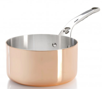 CASSEROLE (EN CUIVRE INOX) EPAISSEUR 2MM QUEUE FONTE INOX 6406-24 DEBUYER Hotkitchen materiels cuisine professionnel Maroc Casablanca Rabat Marrakech Agadir