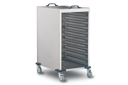 CHARIOT DE RÉCUPÉRATION DE PLATEAUX DÉMONTÉ DIM 600X780X1200 INO-ABR101D INOKSAN Hotkitchen materiels cuisine professionnel Maroc Casablanca Rabat Marrakech Agadir