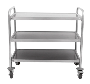 CHARIOT EN INOX TROIS ETAGES THS3R85 ROMIS Hotkitchen materiels cuisine professionnel Maroc Casablanca Rabat Marrakech Agadir