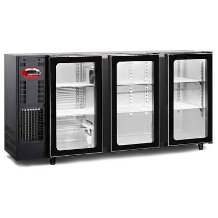 COMPTOIR À BAR VITRE 3 PORTES FGB 351/145 PV OLITREM S.A. Hotkitchen materiels cuisine professionnel Maroc Casablanca Rabat Marrakech Agadir