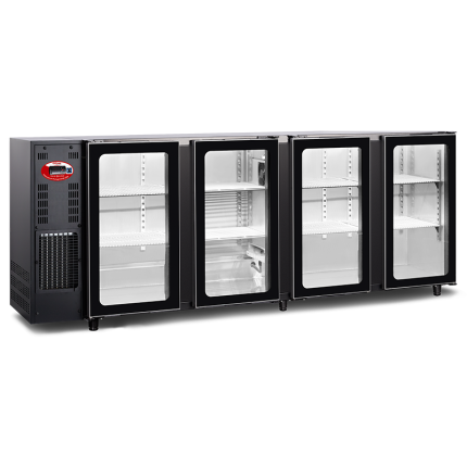 COMPTOIR À BAR VITRE 4 PORTES FGB 440/229 PV OLITREM S.A. Hotkitchen materiels cuisine professionnel Maroc Casablanca Rabat Marrakech Agadir