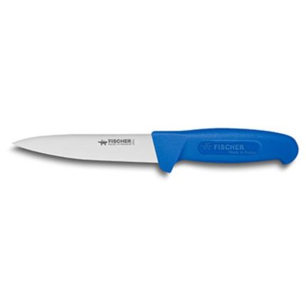 COUTEAU A SAIGNER MANCHE BLEU ANTI-GLISSANT-14CM 6020-14 BARGOIN FISCHER Hotkitchen materiels cuisine professionnel Maroc Casablanca Rabat Marrakech Agadir