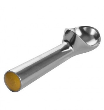 CUILLÈRE A GLACE EN ALUMINIUM MANCHE JAUNE AD-12 ARTASTE Hotkitchen materiels cuisine professionnel Maroc Casablanca Rabat Marrakech Agadir