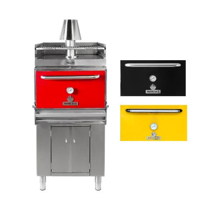 FOUR A BRAISE AVEC ARMOIRE BASSE & SUPPORT PLATEAU  MIBRASA Hotkitchen materiels cuisine professionnel Maroc Casablanca Rabat Marrakech Agadir