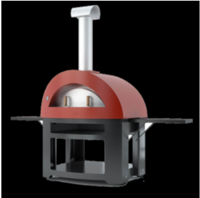 FOUR A PIZZA A GAZ ET A CHARBONS 400°C AVEC SUPPORT PFG.6080 ERSOZ Hotkitchen materiels cuisine professionnel Maroc Casablanca Rabat Marrakech Agadir