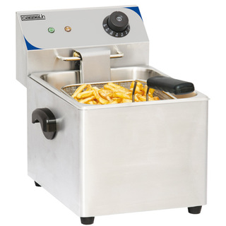 FRITEUSE ÉLECTRIQUE SIMPLE 4 LITRES ELECTRIQUE FRITM 4L OLITREM S.A. Hotkitchen materiels cuisine professionnel Maroc Casablanca Rabat Marrakech Agadir