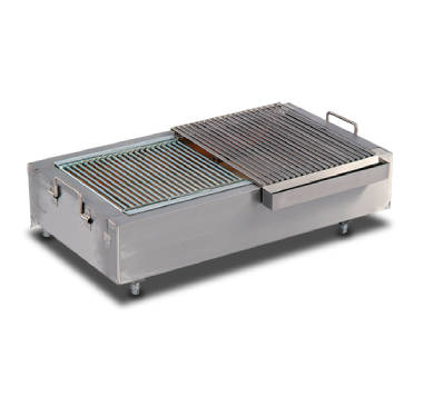 GRILL A CHARBON AVEC PIED AJUSTABLE INT-TI0003 INOKSAN Hotkitchen materiels cuisine professionnel Maroc Casablanca Rabat Marrakech Agadir