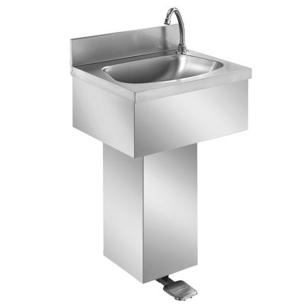 LAVE-MAIN EN INOX À PÉDALE LG-3 METALTECNICA Hotkitchen materiels cuisine professionnel Maroc Casablanca Rabat Marrakech Agadir