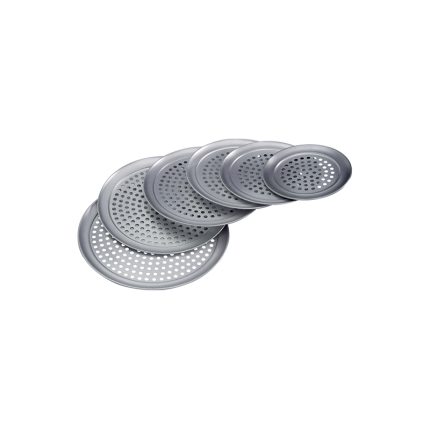 MOULE A PIZZA PERFORÉE PROFESSIONNEL EN ALUMINIUM