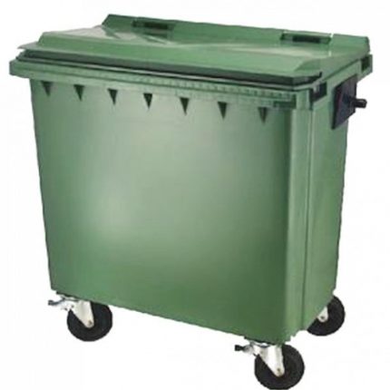 POUBELLE EN PLASTIQUE 660 L  Hotkitchen materiels cuisine professionnel Maroc Casablanca Rabat Marrakech Agadir