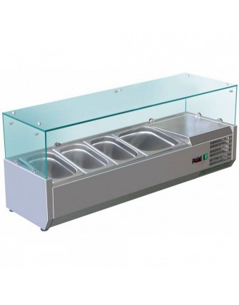 PRÉSENTOIR À INGRÉDIENTS RÉFRIGÉRÉ 10 X BACS GN 1/4 VRX2000-335 GASTROCHEF Hotkitchen materiels cuisine professionnel Maroc Casablanca Rabat Marrakech Agadir